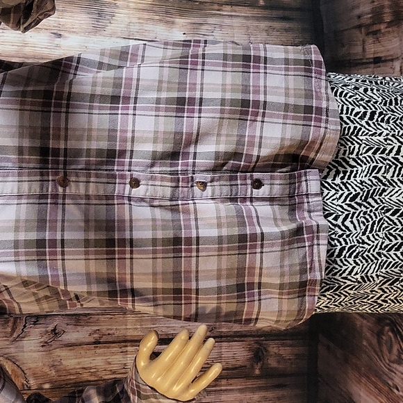 NWOT L.L.Bean Women's Long Sleeve Plaid Flannel Button Down pocke Shirt Size XS - Picture 2 of 10